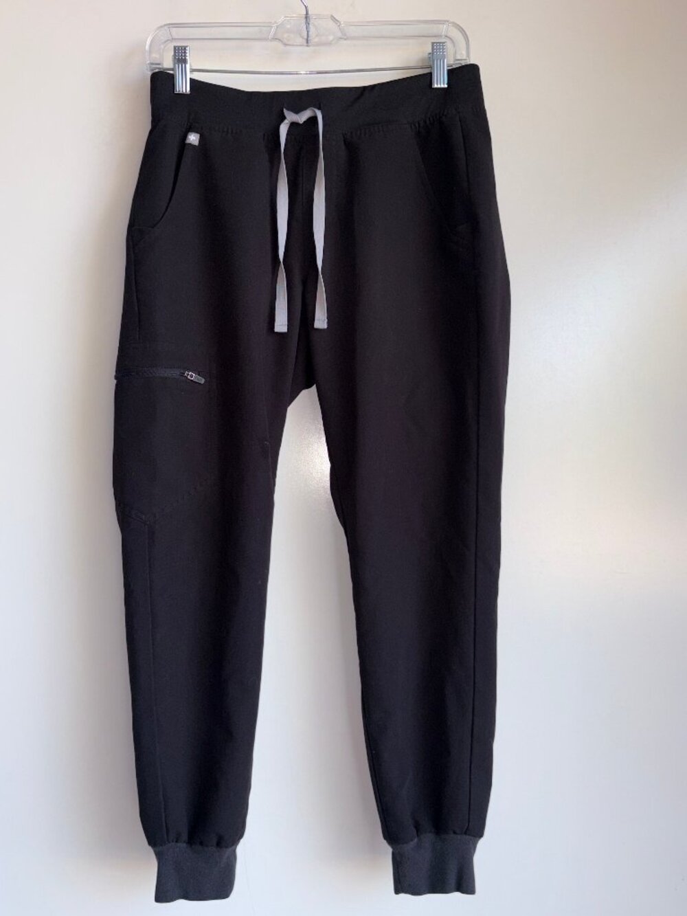FIGS Zamora Scrub Pants Joggers Petite Small Black